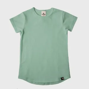 Olive Green Basic Short Sleeve Shirt