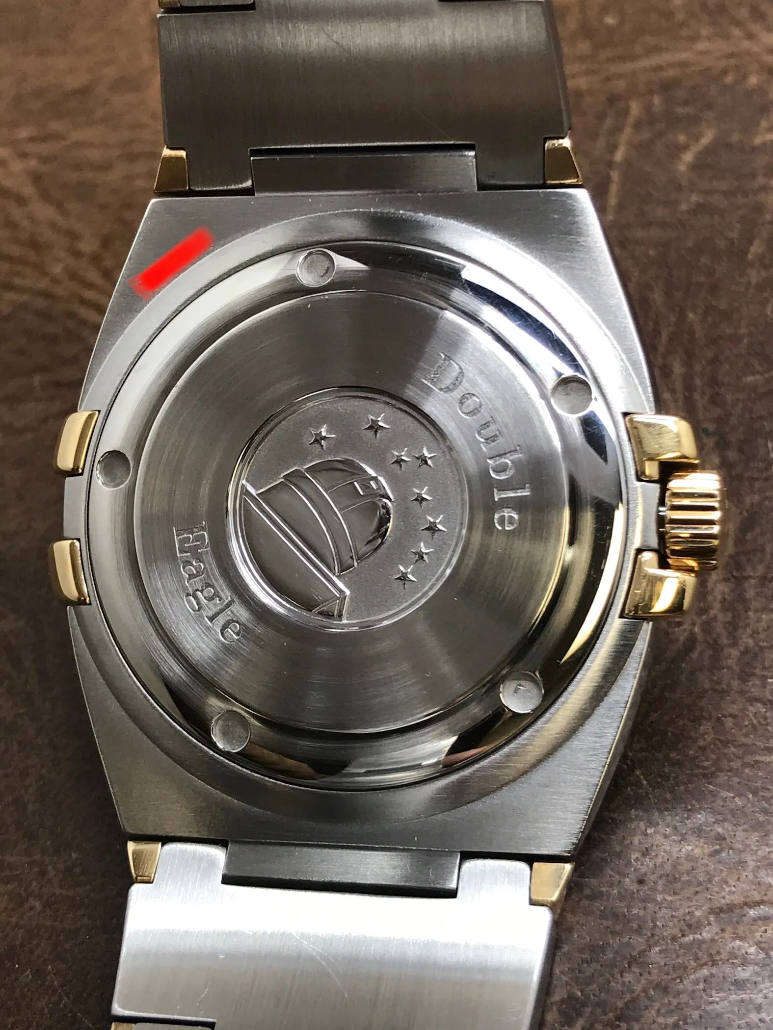 Omega Constellation Double Eagle 1213.30.00 Silver Dial Quartz Watch