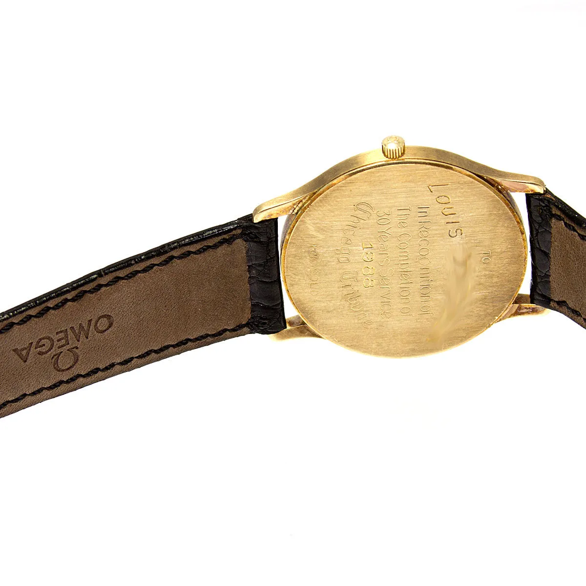 Omega Seamaster 14k Chicago Tribune Award Watch