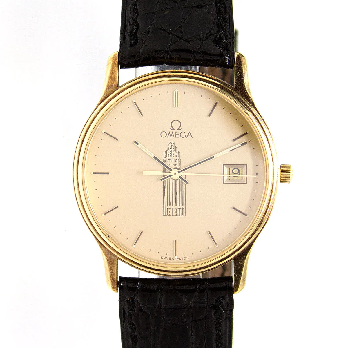 Omega Seamaster 14k Chicago Tribune Award Watch