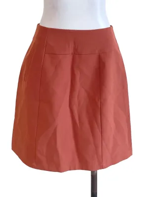 Orange A-Line Skirt