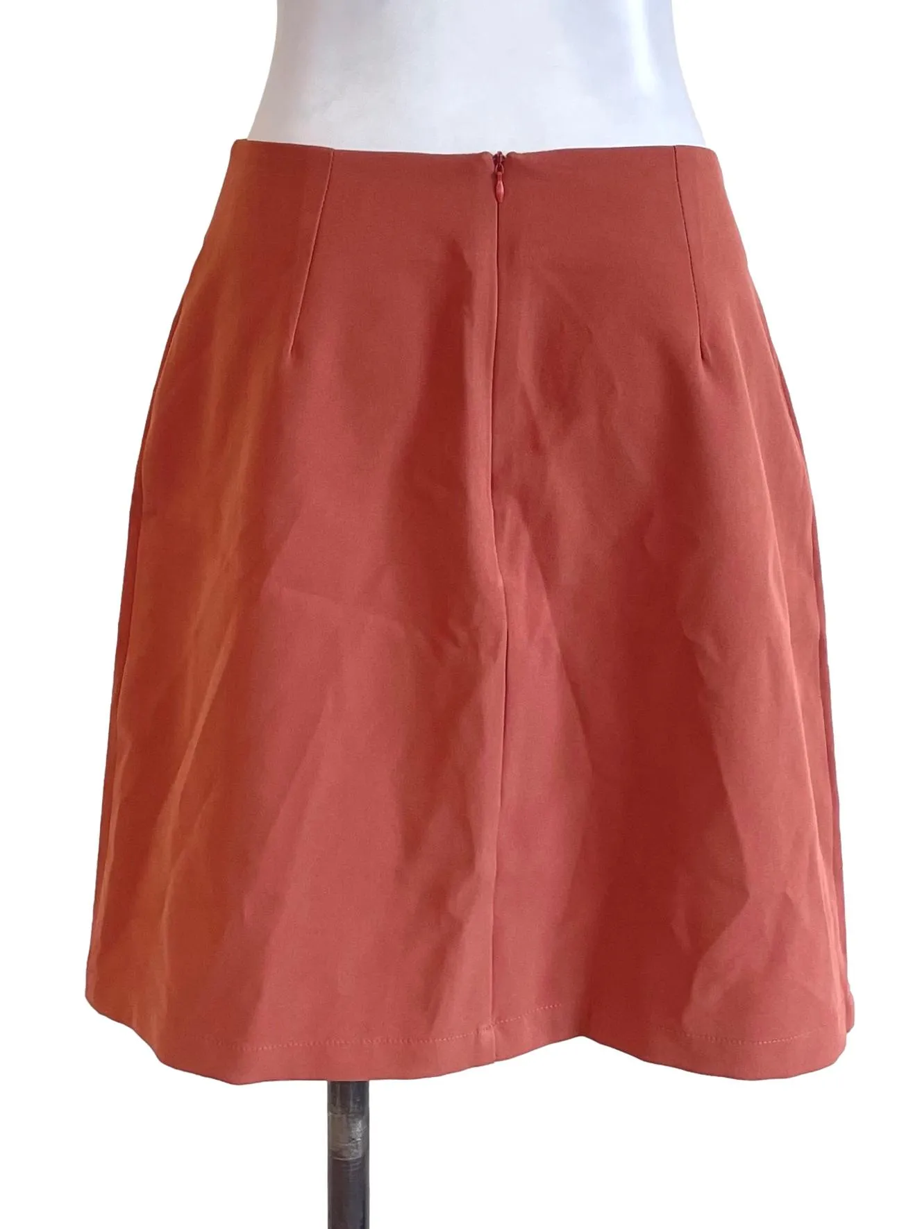 Orange A-Line Skirt