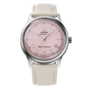 Orient Bambino RA-WK0005P 38MM Pale Pink Dial Quartz Leather Classic Watch