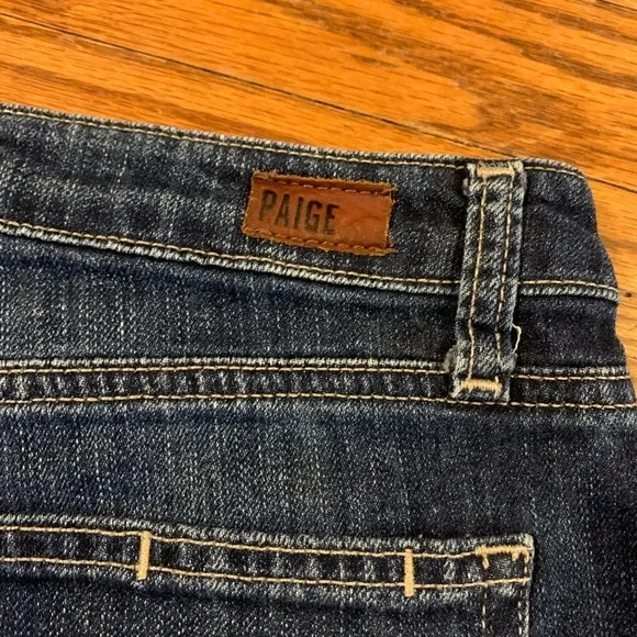 Paige Jimmy Jimmy Jean Denim Cuffed Shorts size 23