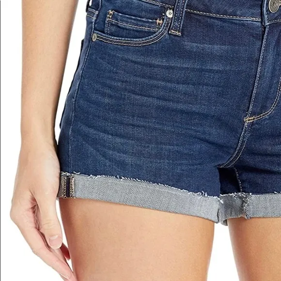 Paige Jimmy Jimmy Jean Denim Cuffed Shorts size 23