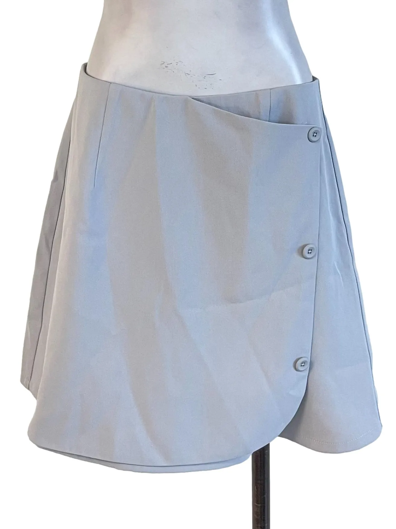Pale Blue A-Line Skirt TCL