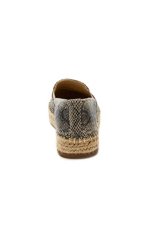 Peaches Natural Snake Espadrille