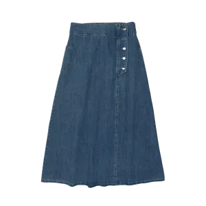 Peony denim skirt by Froo