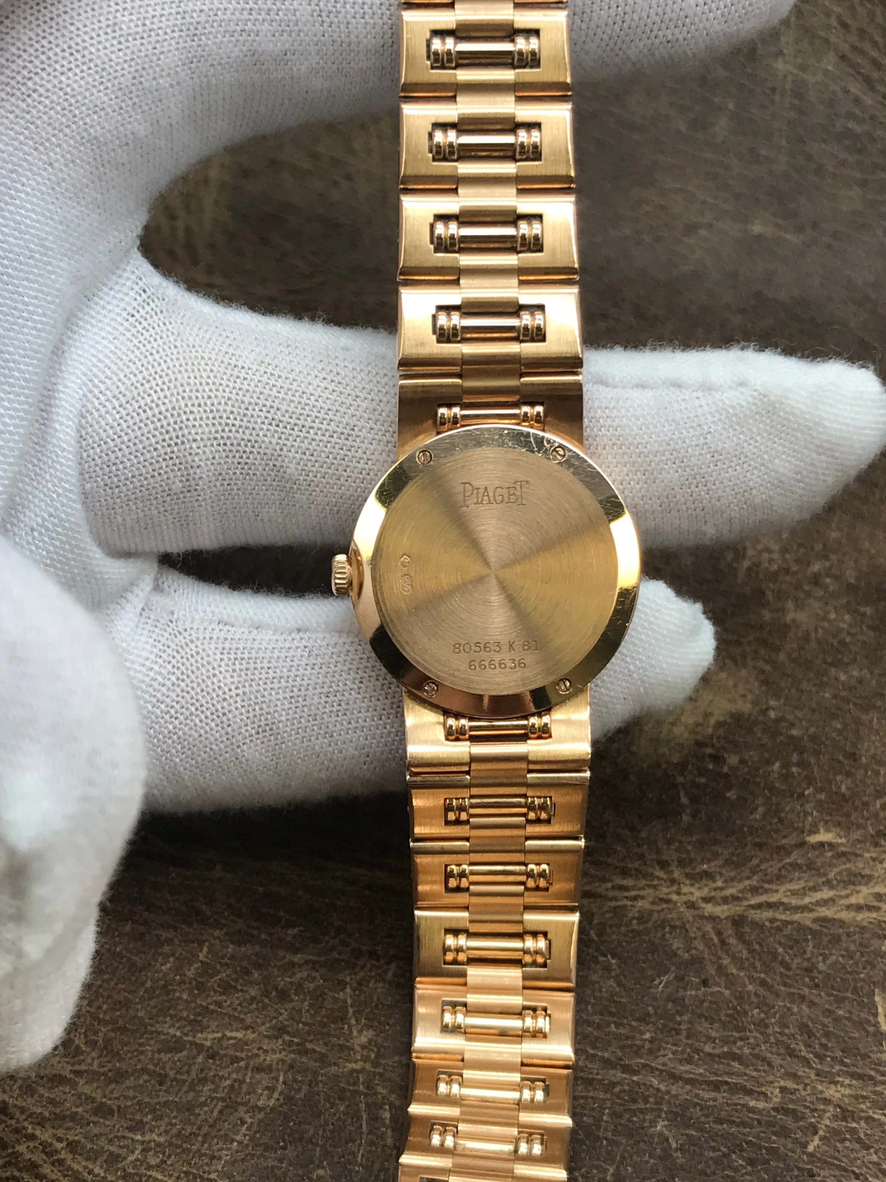 Piaget Dancer 18K Gold 80563/K81 Champagne Dial Quartz Women's Watch