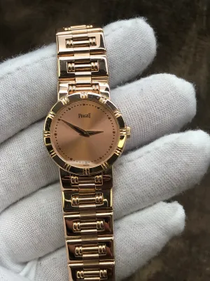 Piaget Dancer 18K Gold 80563/K81 Champagne Dial Quartz Women's Watch