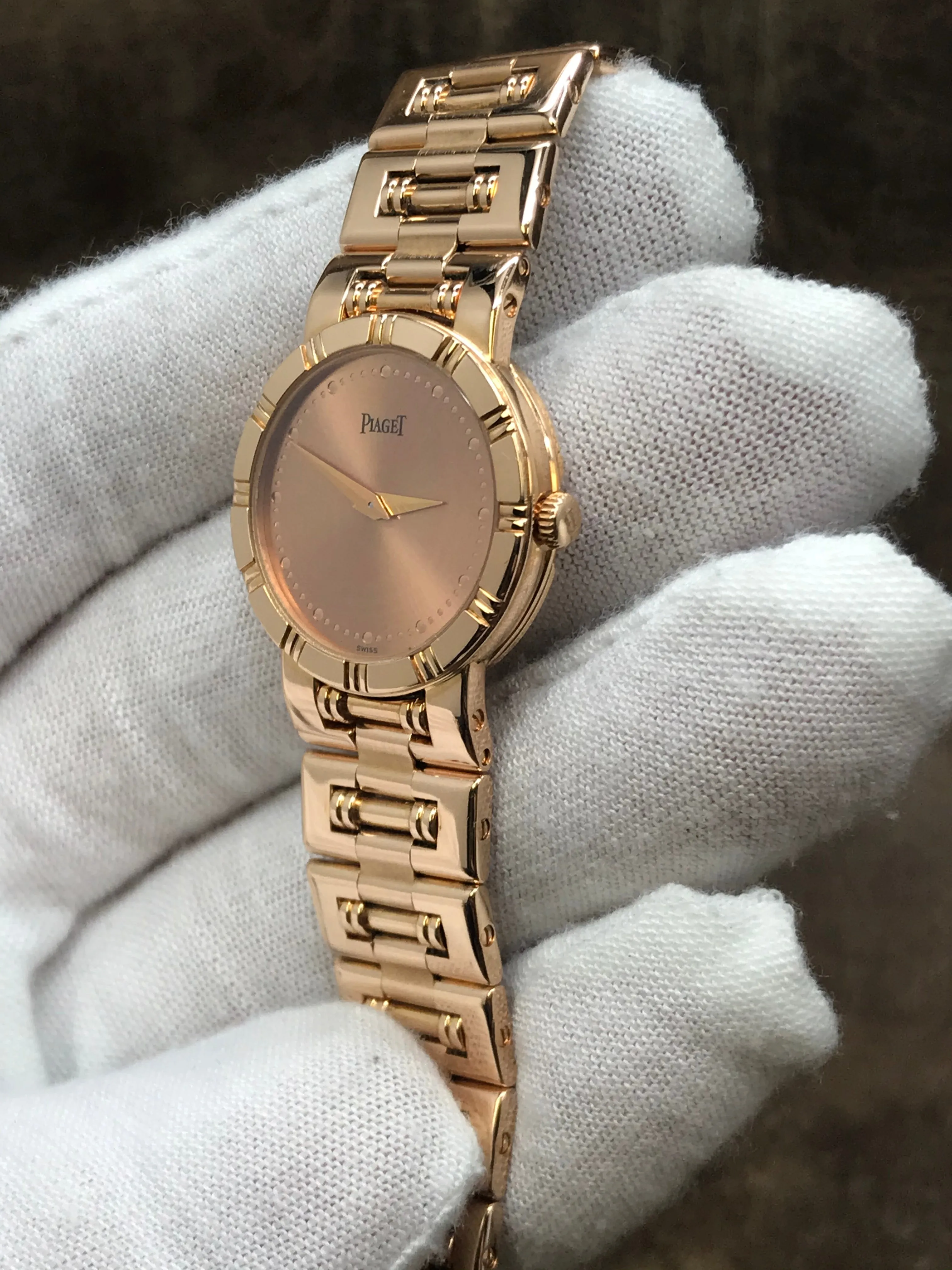 Piaget Dancer 18K Gold 80563/K81 Champagne Dial Quartz Women's Watch