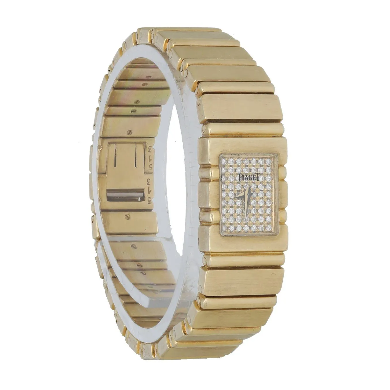 Piaget Quartz 15201C701 Diamond Dial 18K Yellow Gold Ladies Watch
