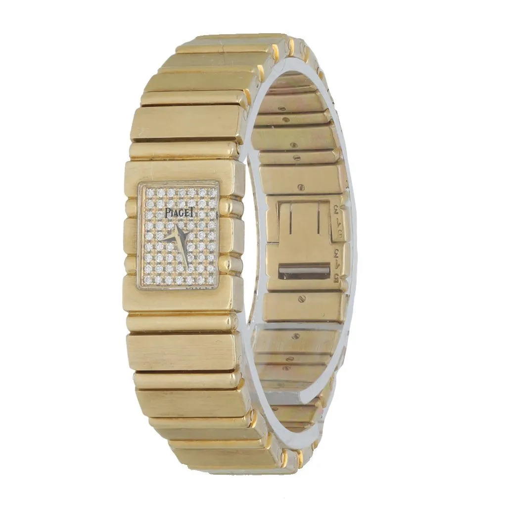 Piaget Quartz 15201C701 Diamond Dial 18K Yellow Gold Ladies Watch