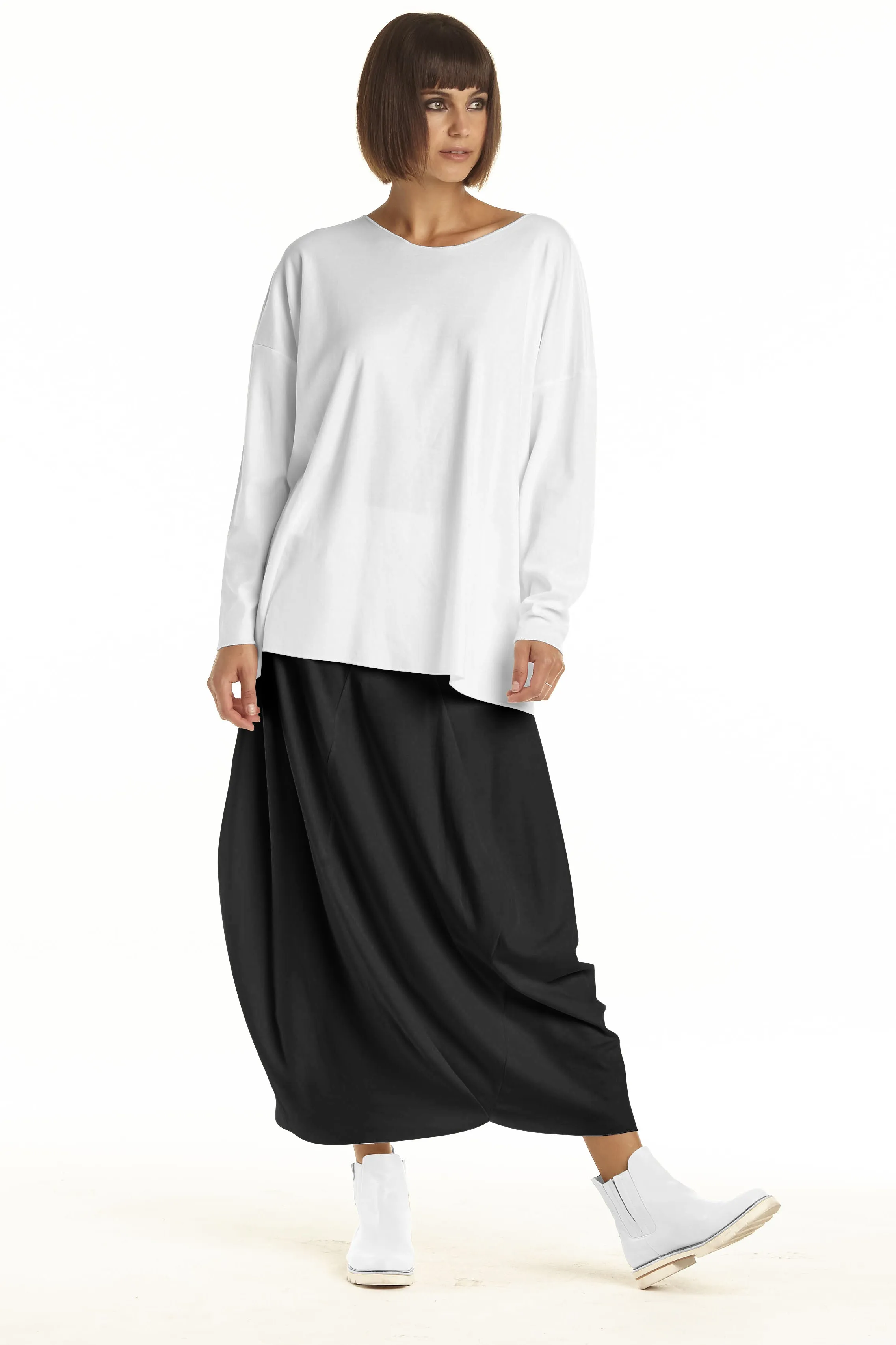 Pima Cotton Balloon Skirt