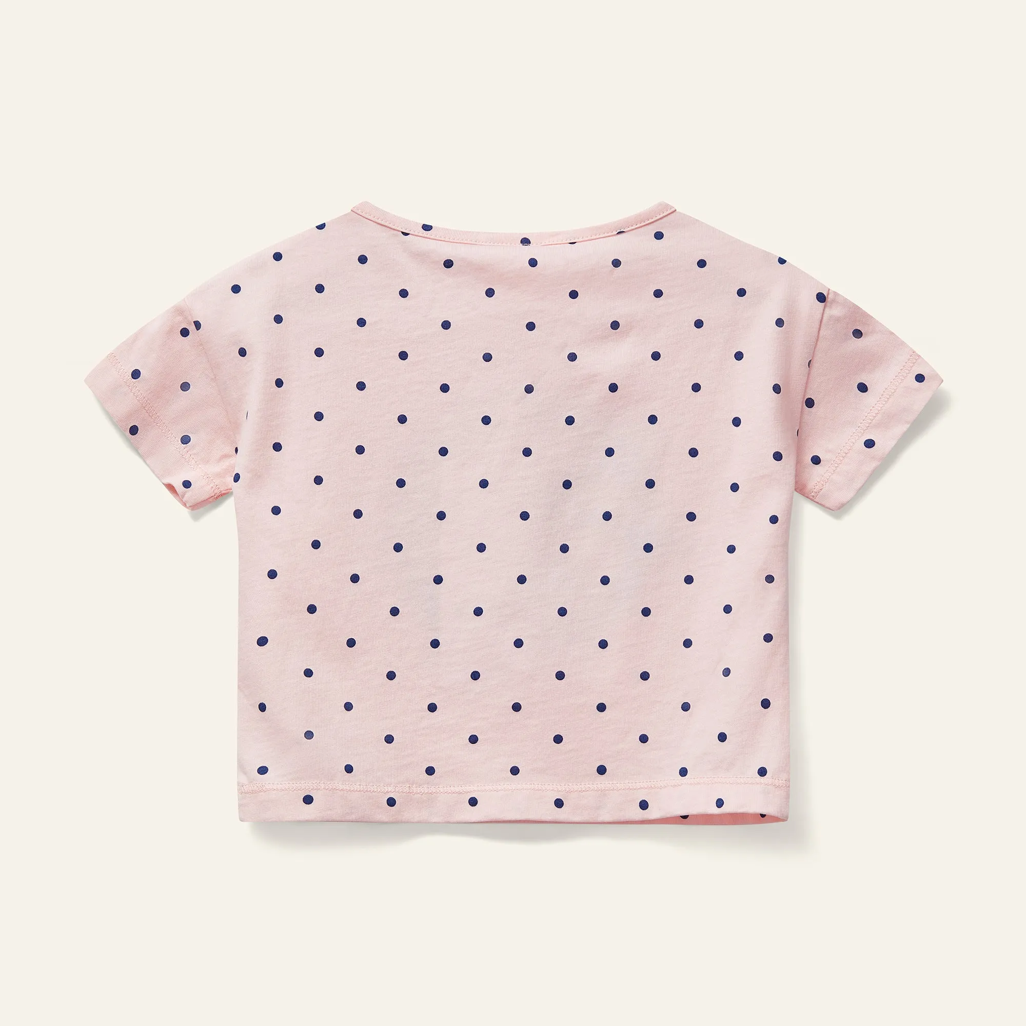 Polka dot pink print set by Wynken
