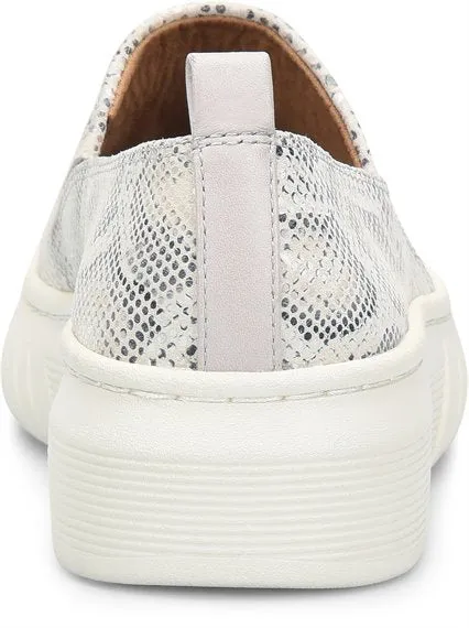 Potina white/light grey snake slip-on sneakers