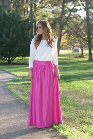 {Pre-Order} Floor Length Emily Gathered Skirt
