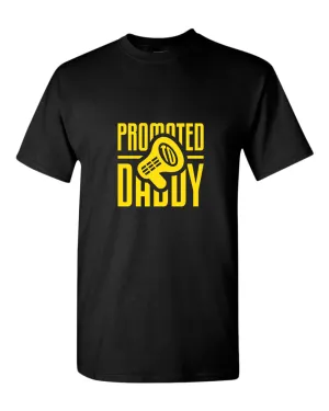 Promoted to daddy t-shirt