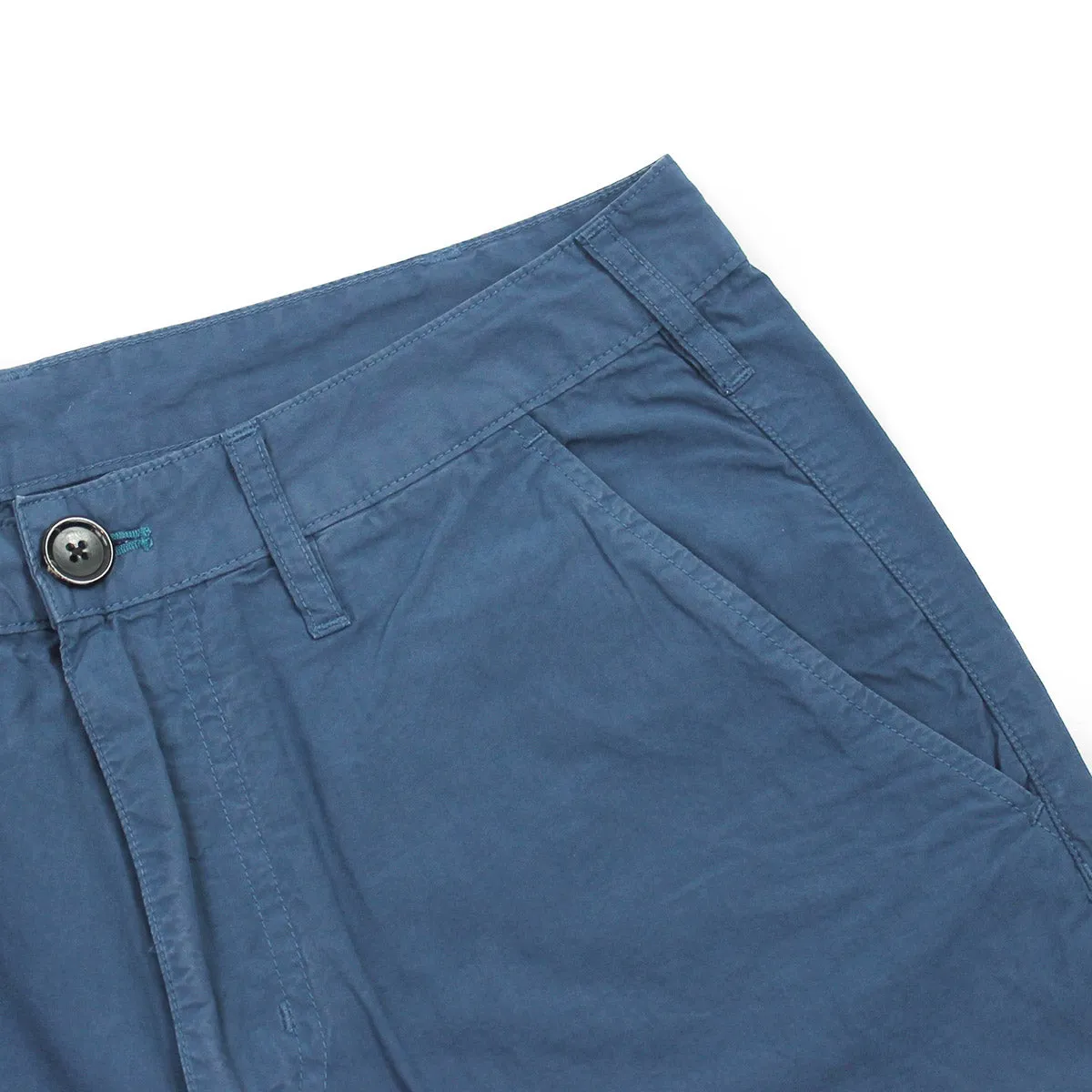 PS Paul Smith - Garment Dyed Chino Shorts in Washed Navy