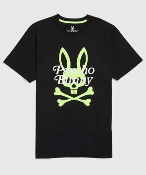 Psycho Bunny Cortlandt Graphic Tee - Black