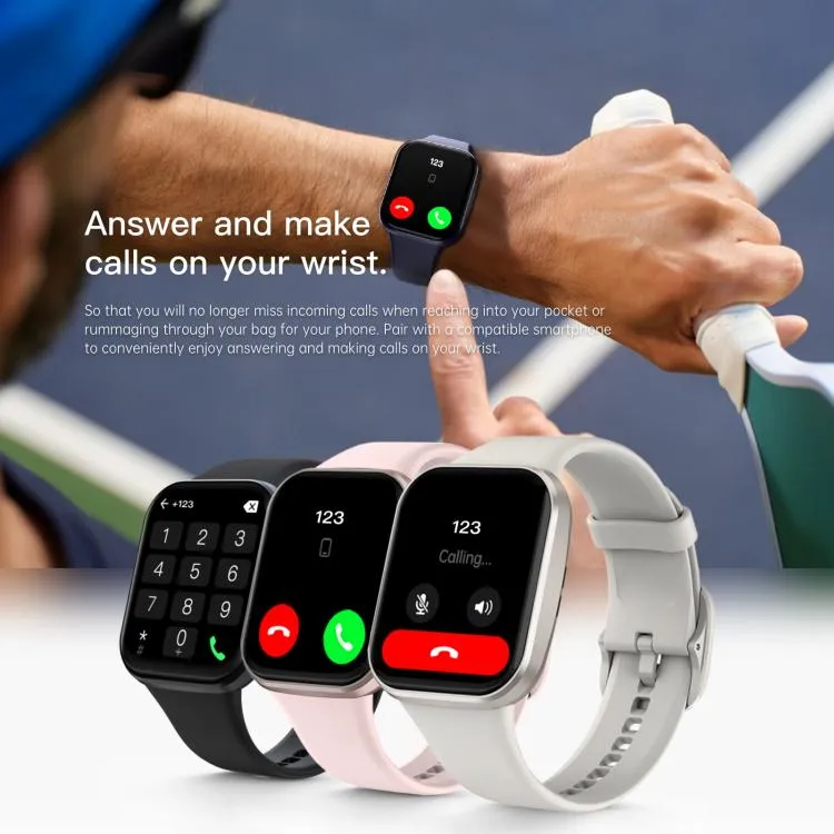 Q23 Pro 1.83 inch Color Screen IP68 Waterproof Bluetooth Call Smart Watch, Support Health Monitoring(Blue)