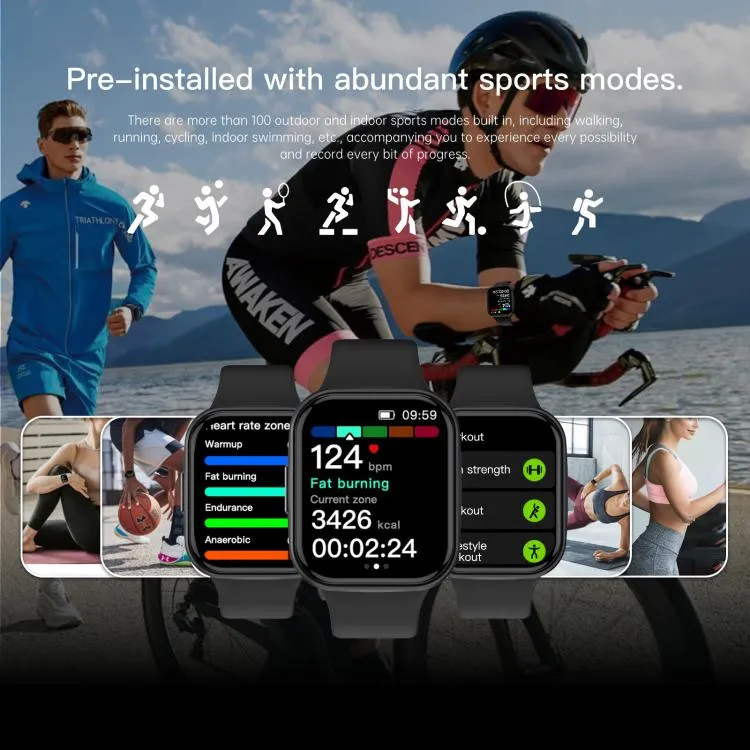 Q23 Pro 1.83 inch Color Screen IP68 Waterproof Bluetooth Call Smart Watch, Support Health Monitoring(Blue)