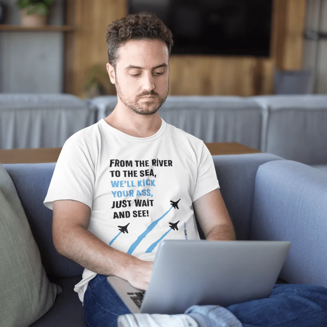 "Kick Ass" White T-shirt for Men