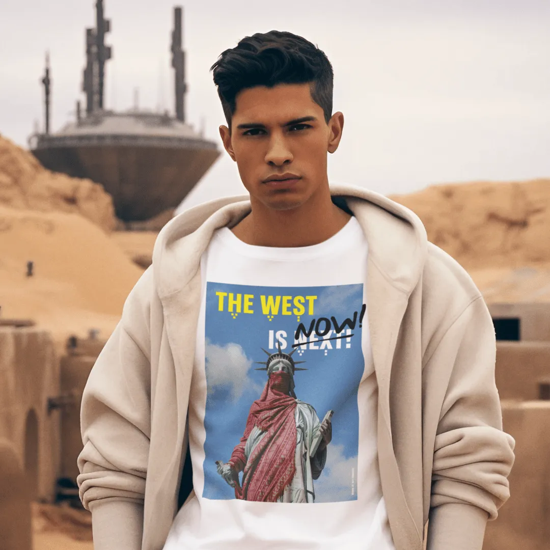 "Lady Oppression" White T-shirt for Men