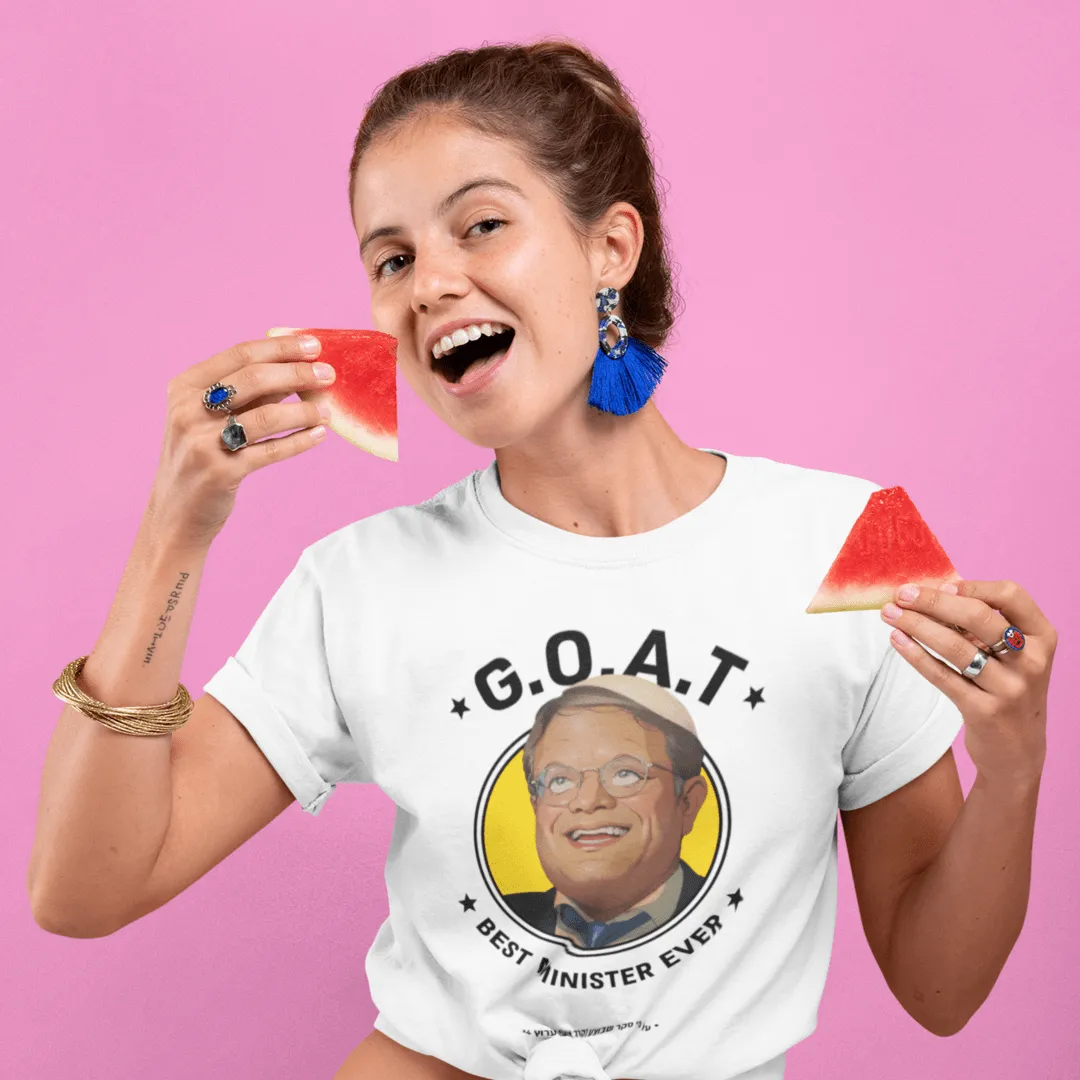 "The Goat" White Custom T-Shirt for Women