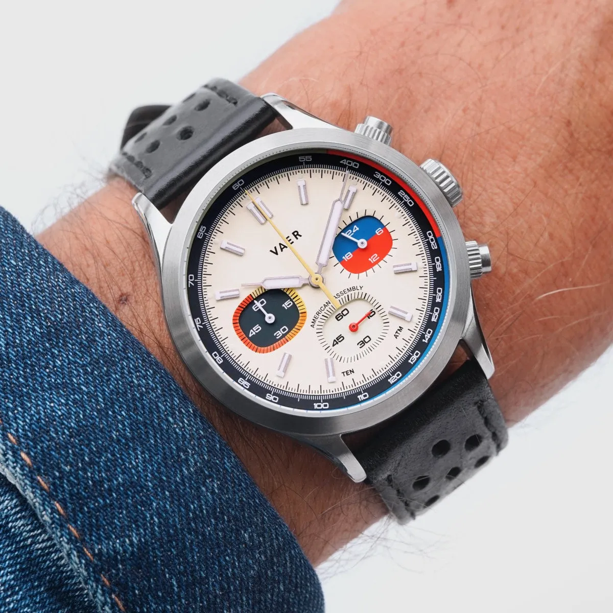 R1 USA Rally Chronograph - Cream 40mm
