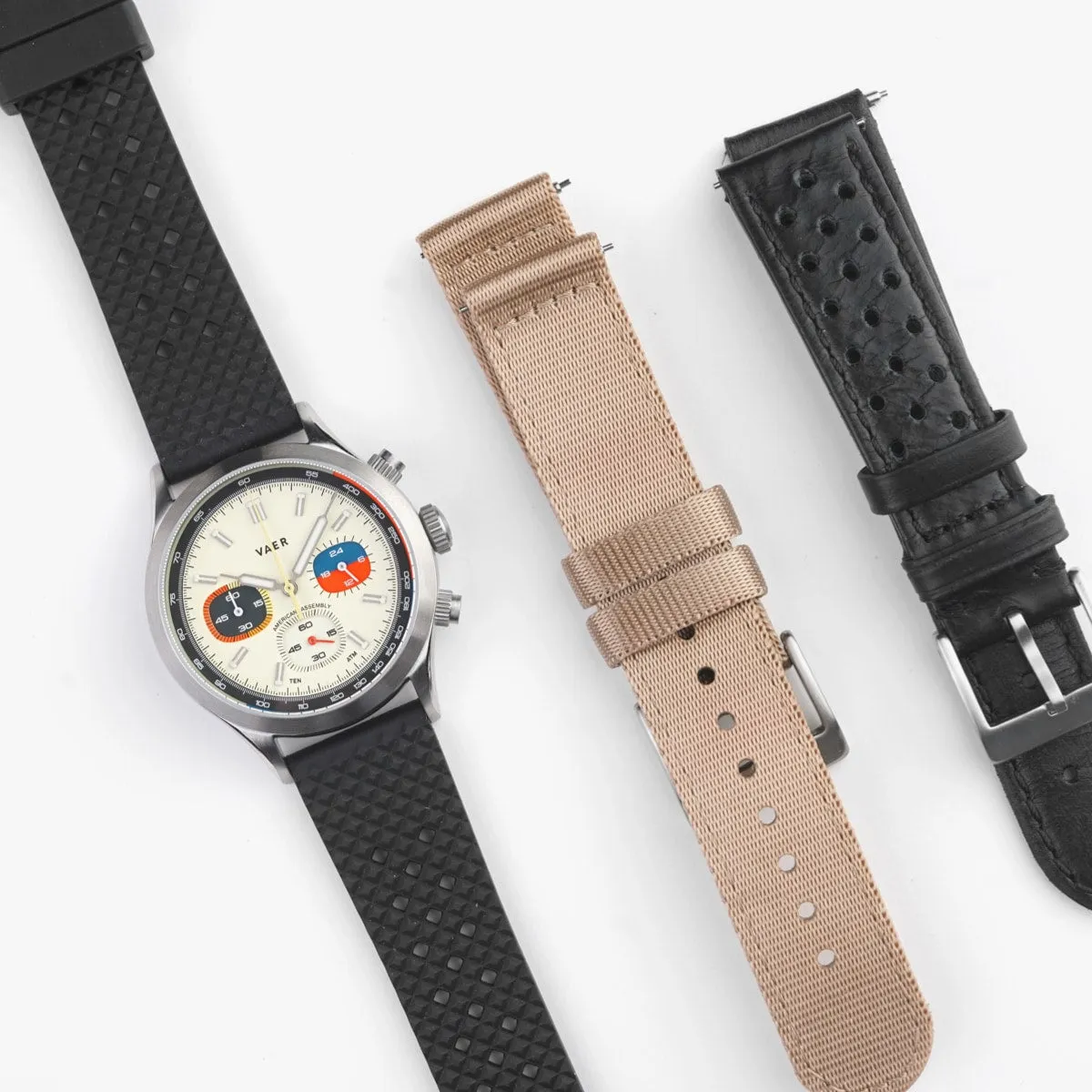 R1 USA Rally Chronograph - Cream 40mm