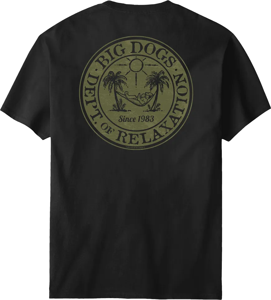 Relaxation Badge Olive T-shirt