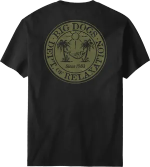 Relaxation Badge Olive T-shirt