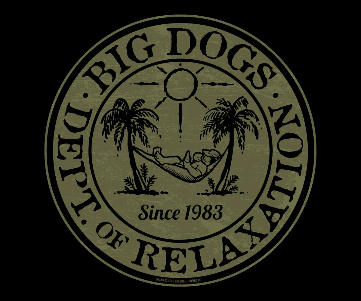 Relaxation Badge Olive T-shirt