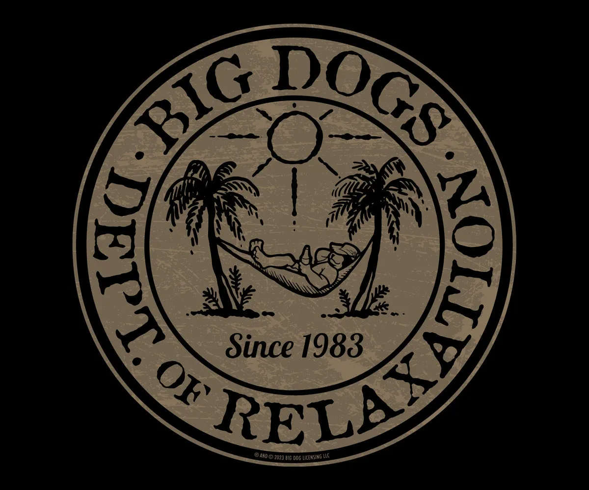 Relaxation Badge Tan T-shirt