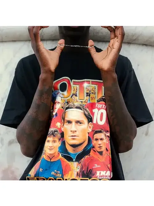 Retro Football Gang Francesco Totti T-Shirt