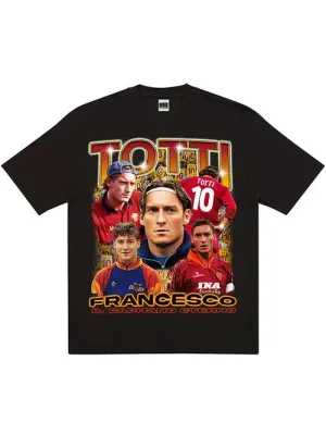 Retro Football Gang Francesco Totti T-Shirt