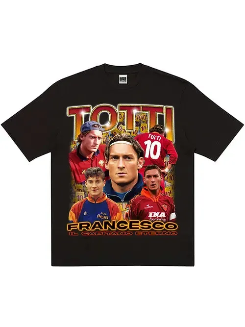 Retro Football Gang Francesco Totti T-Shirt