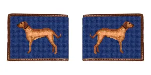 Rhodesian Ridgeback Needlepoint Wallet