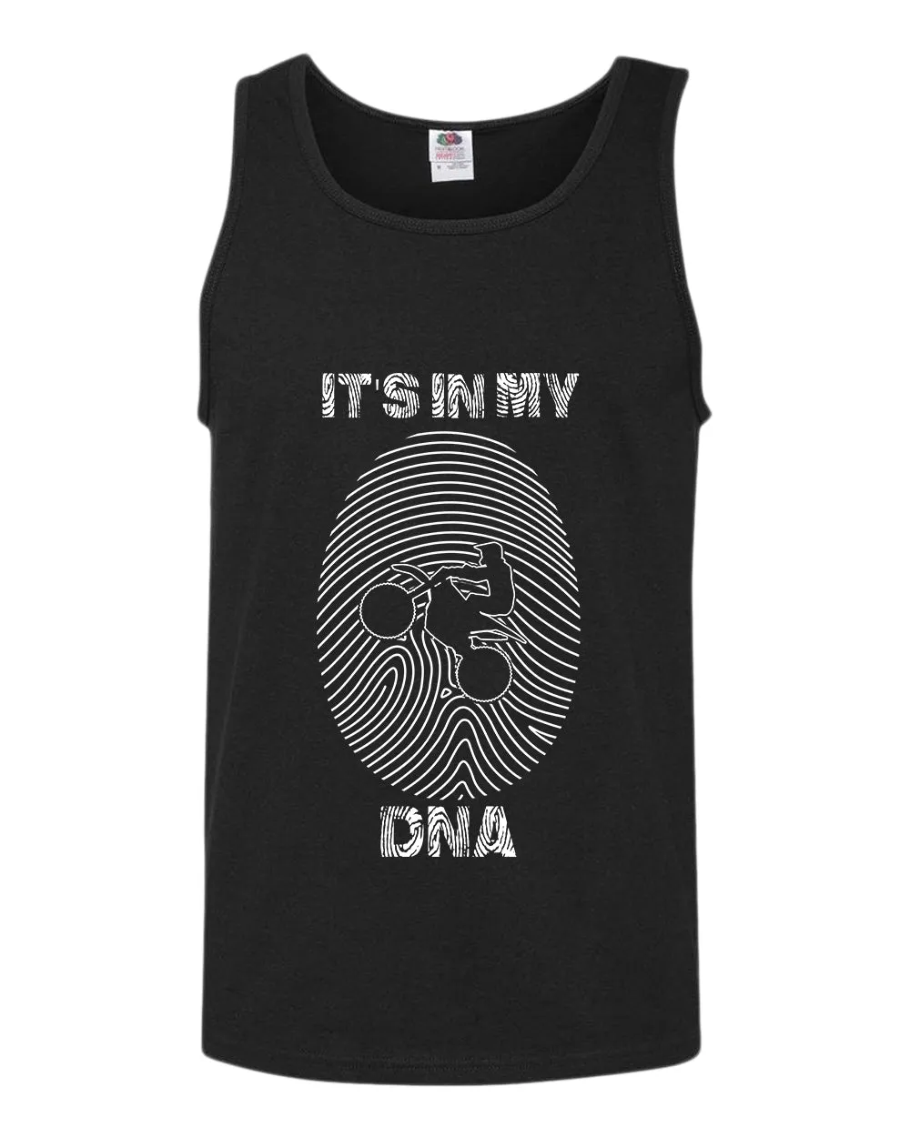 Riding, it's in my DNA tank top