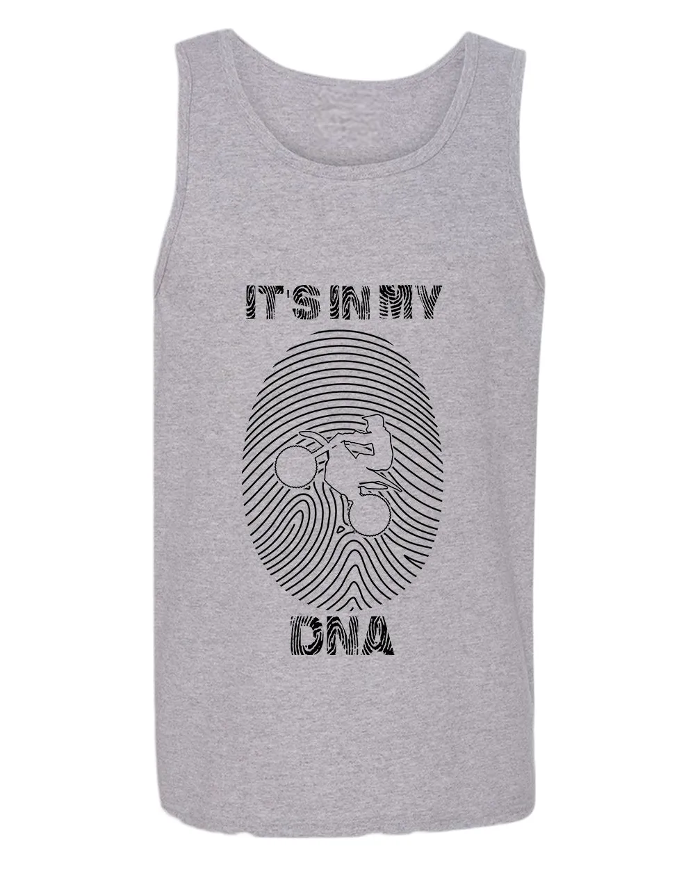 Riding, it's in my DNA tank top