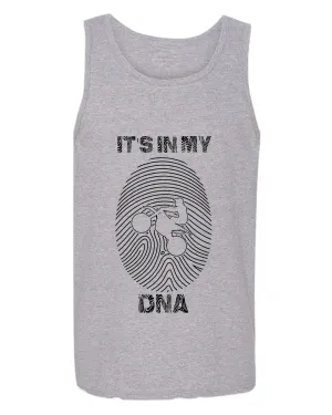 Riding, it's in my DNA tank top