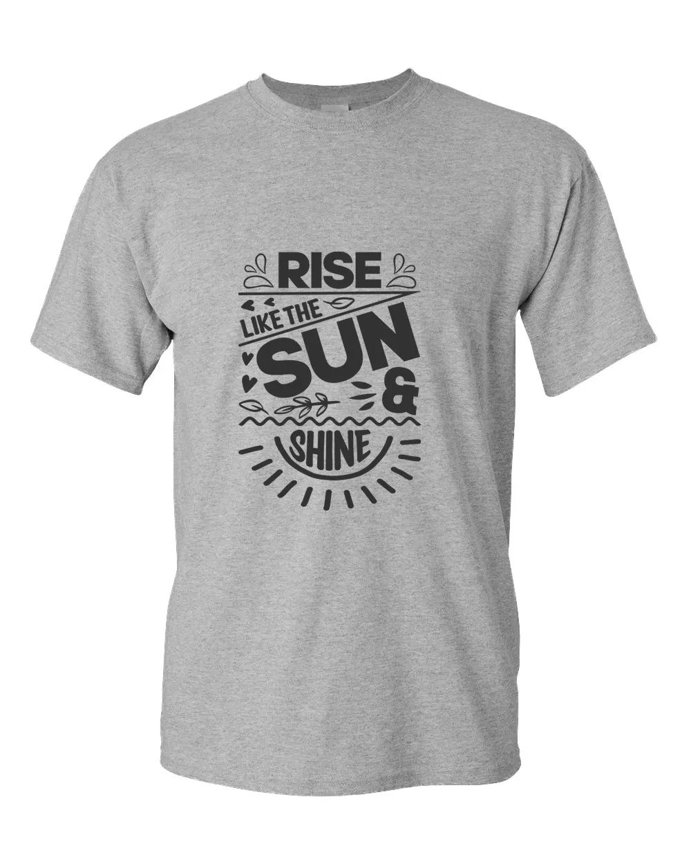 Rise like the sun and shine t-shirt, summer t-shirt, beach party t-shirt