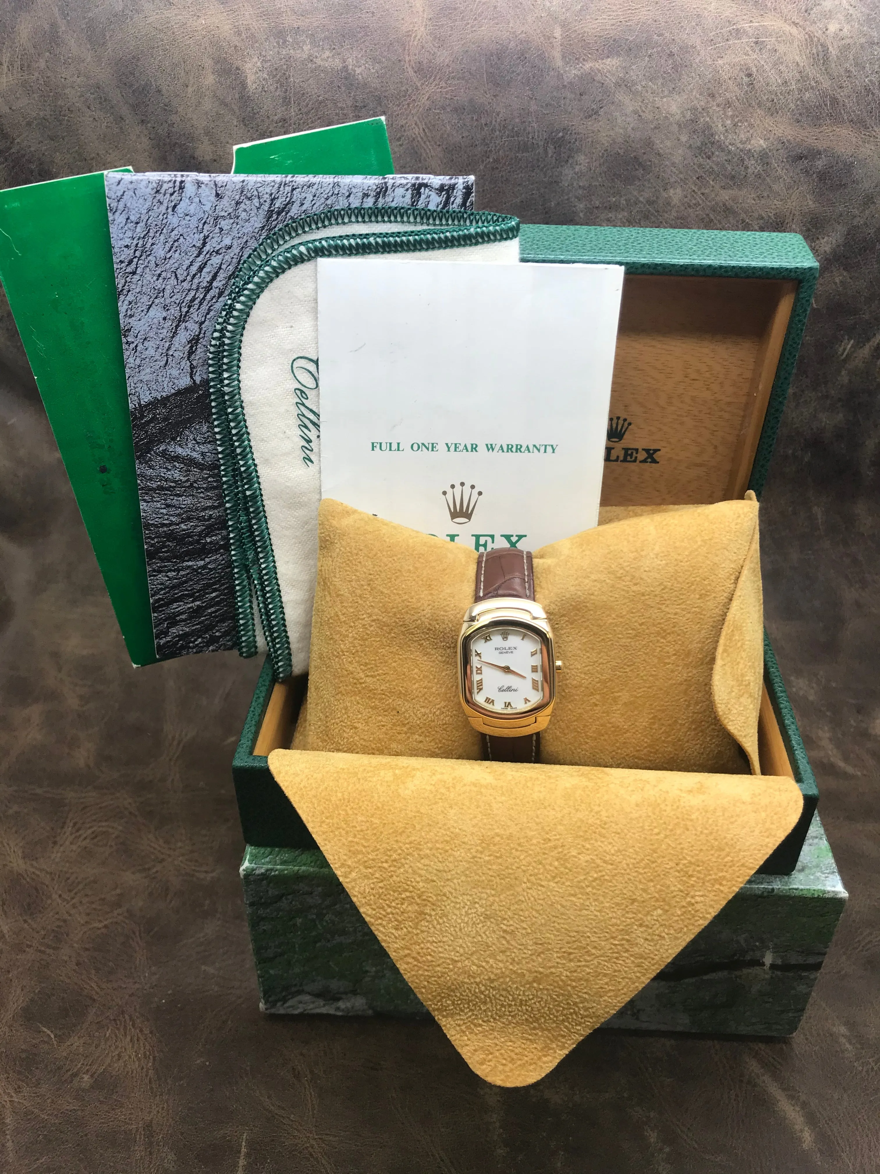 Rolex Cellini Cellini 6631 White Dial Quartz Women's Watch