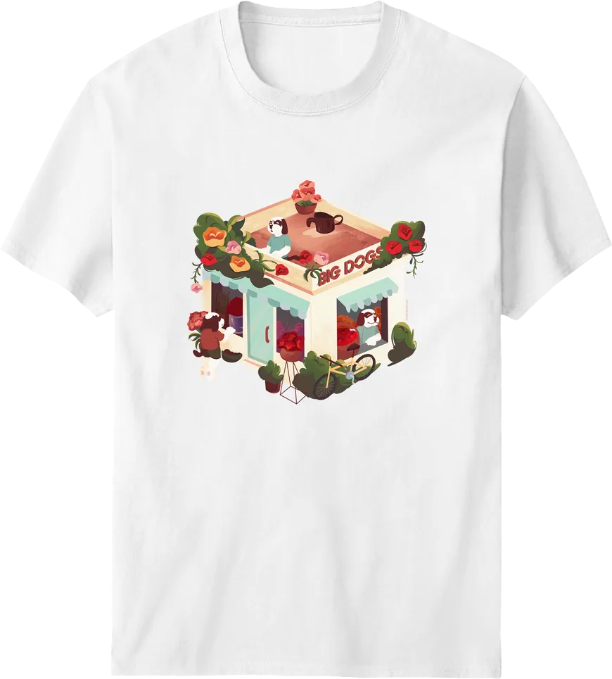 Roses Flower Shop T-shirt