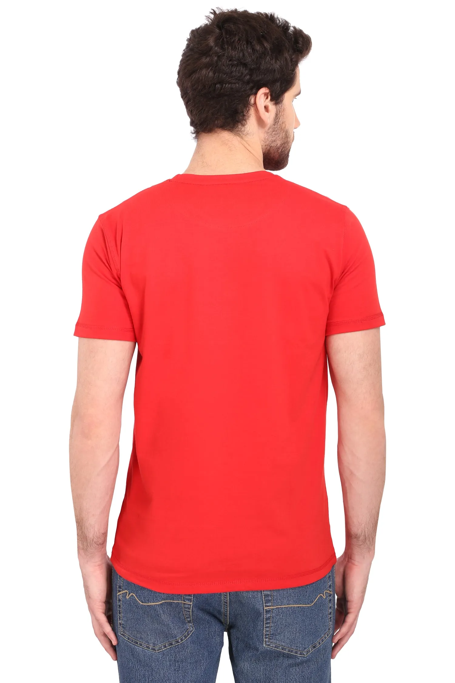 Round Neck Red - T Shirt
