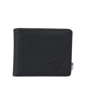 Roy Wallet Leather Tile Black Pebbled Leather
