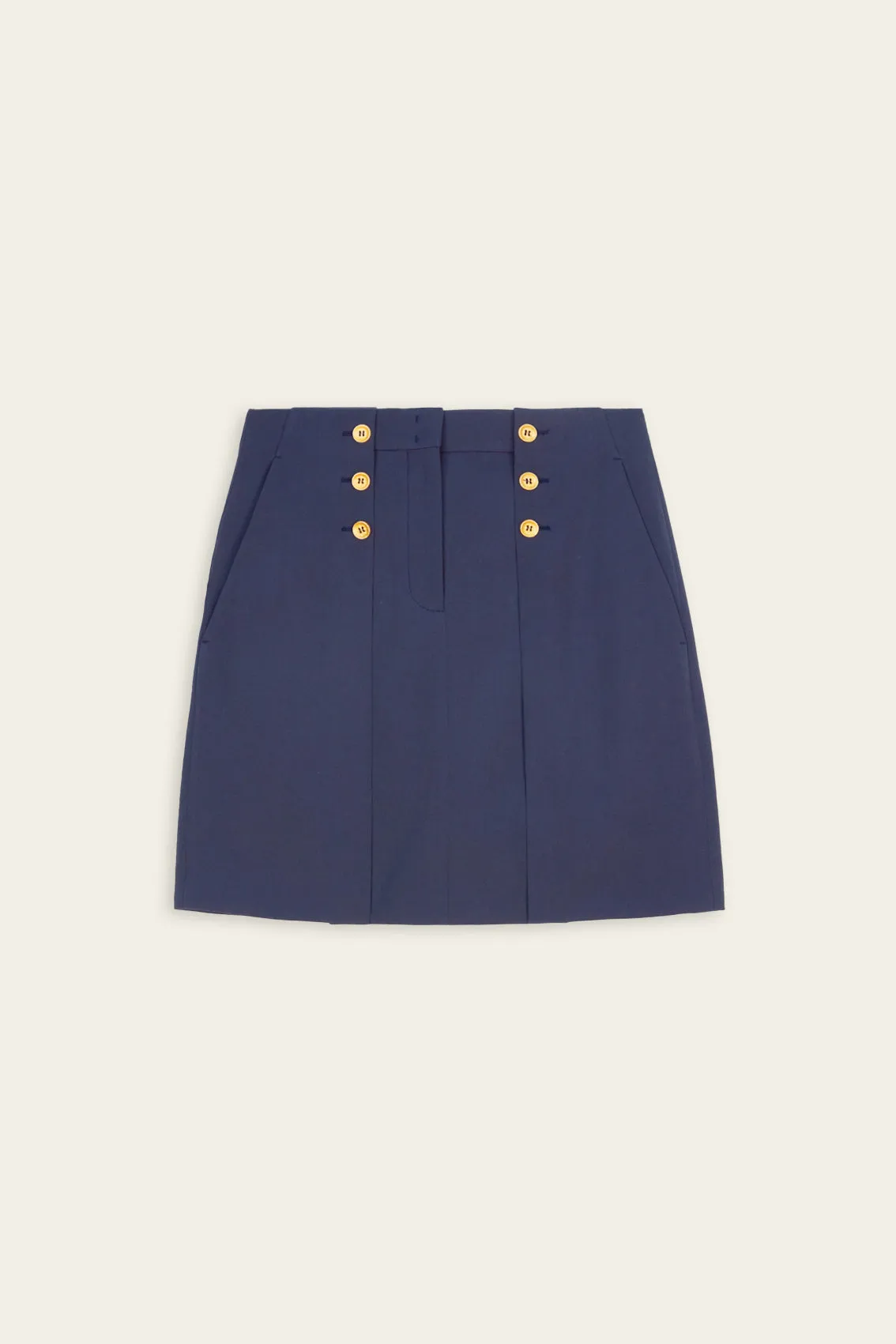 ROYAL A-LINE SAILOR SKIRT