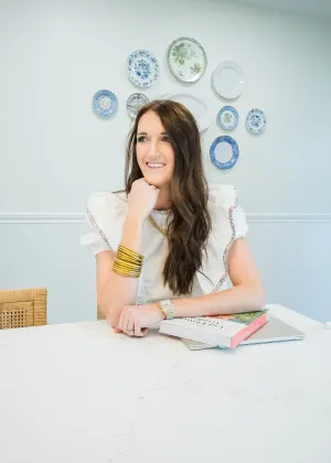 Ruffling Feathers White Poplin Blouse