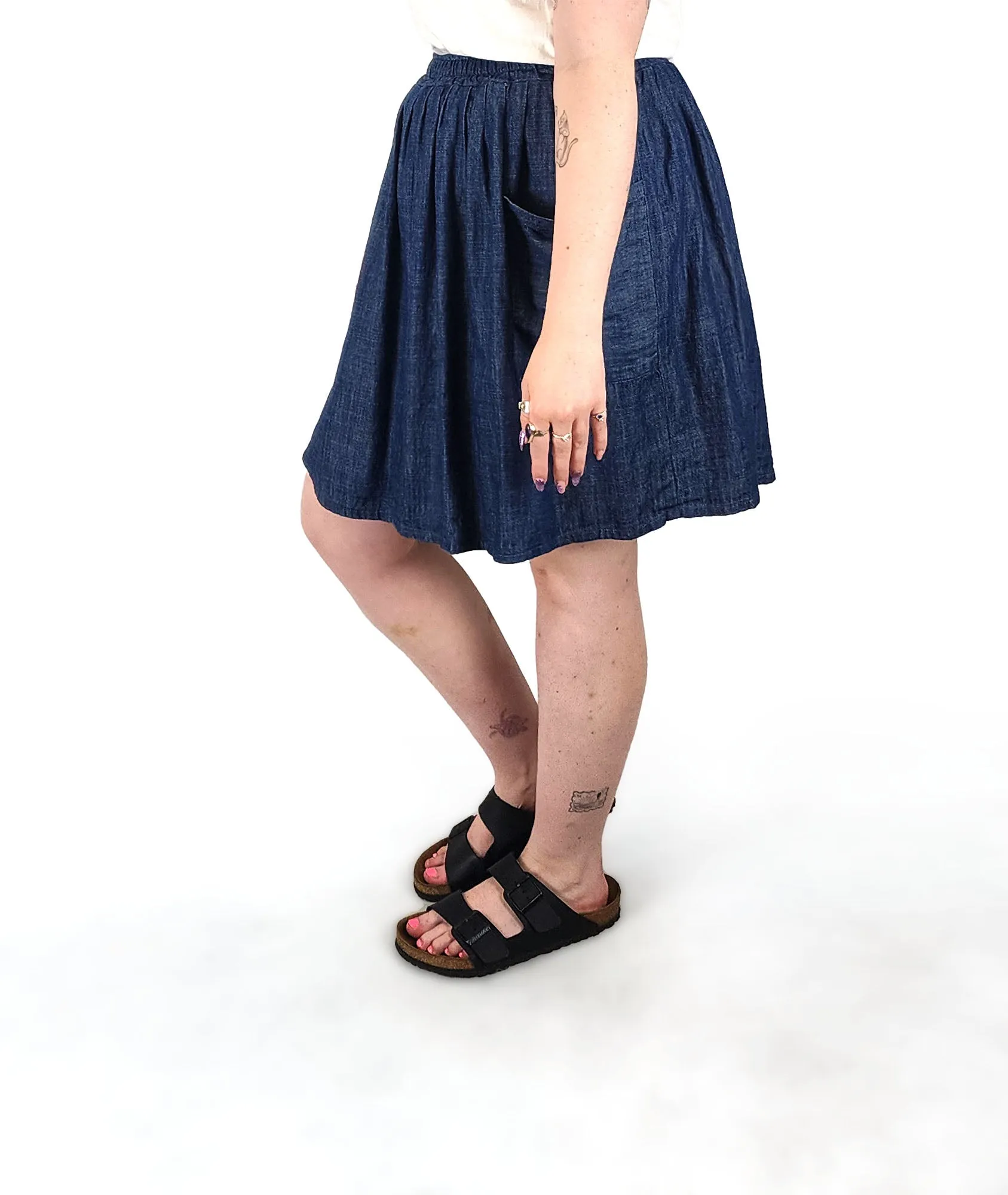 Rummage Style denim skirt size 12